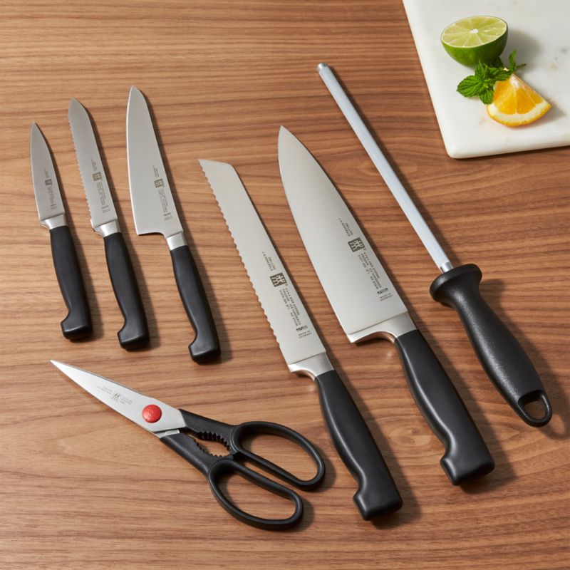 Zwilling Four Star 8pc Anniversary Block Set Kicker BF - The