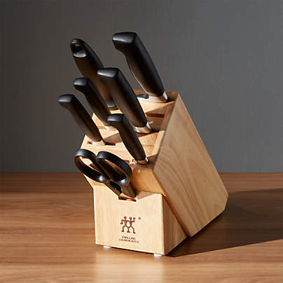 ZWILLING ® J.A. Henckels Four Star 8-Piece Birch Knife Block Set