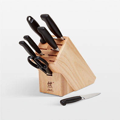 View ZWILLING ® Four Star 8-Piece Birch Knife Block Set details