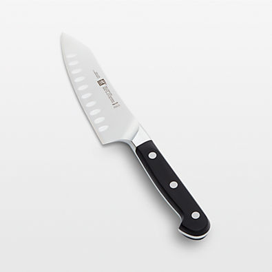 View ZWILLING ® Pro 5.5" Hollow Edge Rocking Santoku Knife details