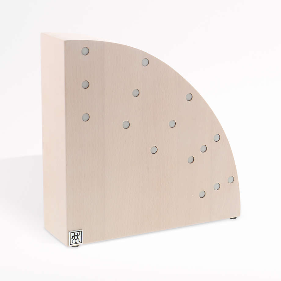ZWILLING White Beech Wood Round Italian Knife Block + Reviews