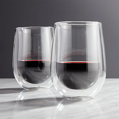 View Zwilling Sorrento 12-Oz. Double-Wall Red Wine Glasses, Set of 2 details