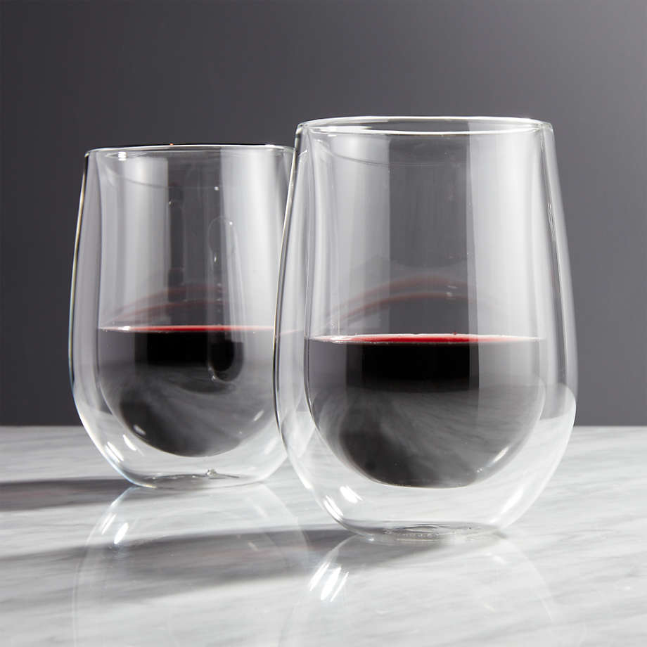 Zwilling Sorrento Double Wall Glassware 2-pc Tumbler Glass Set, Wall
