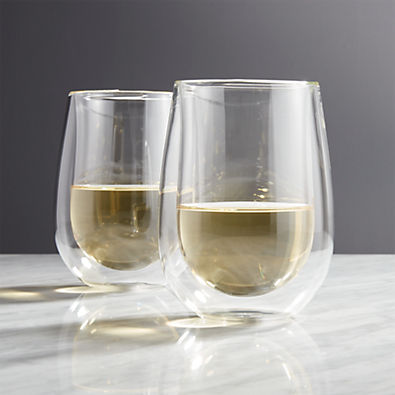 View Zwilling Sorrento 10-Oz. Double-Wall White Wine Glasses, Set of 2 details