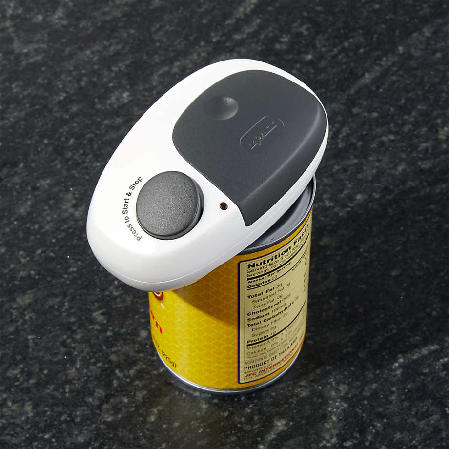 Automatic Can Opener One Touch Smooth Edges Lid Opening Machine Battery  Operated Kitchen Gadget Mini Electric Tin Can Opener