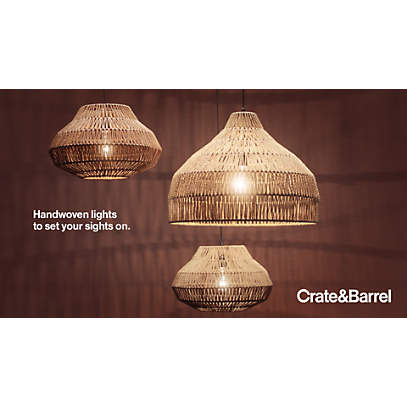 Crate and shop barrel cabo light