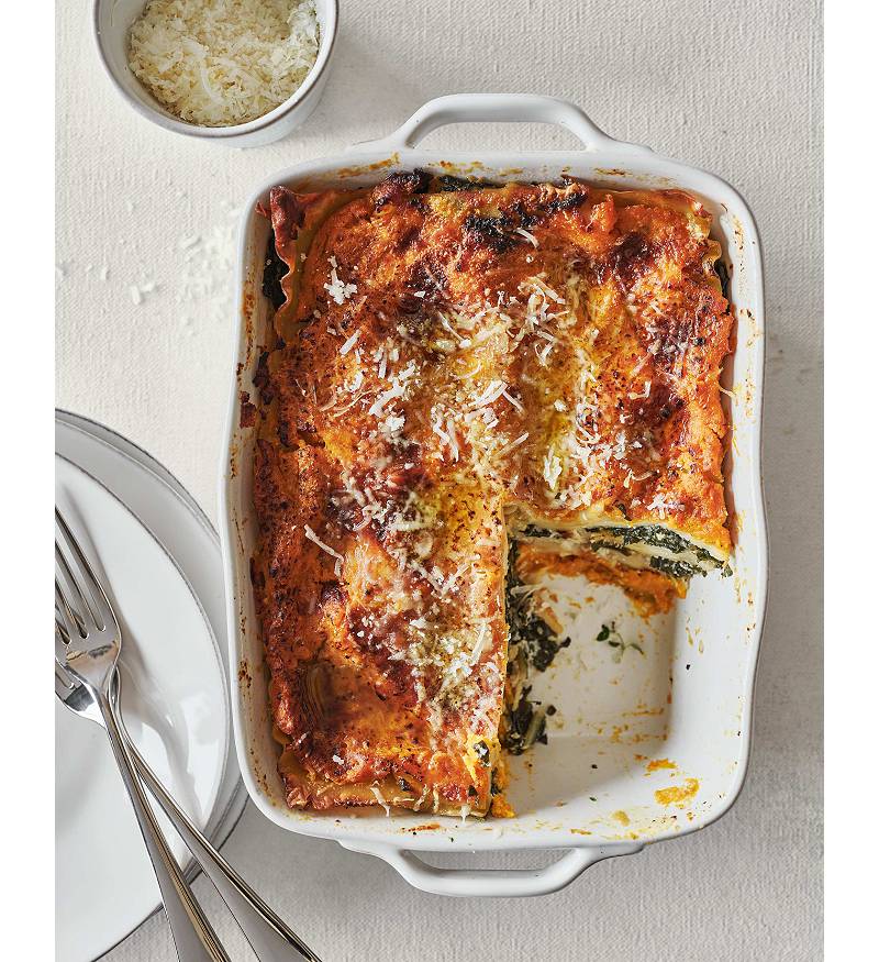 Butternut Squash & Kale Lasagna Recipe | Crate & Barrel