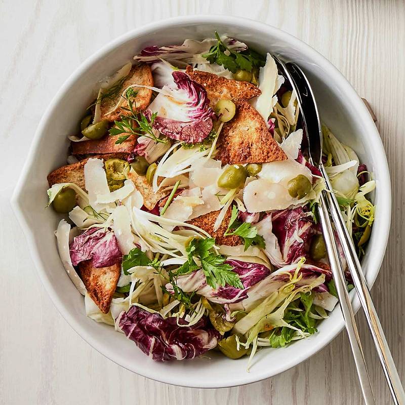 Radicchio Salad Cups with Apple-Fennel Slaw - Brooklyn Supper