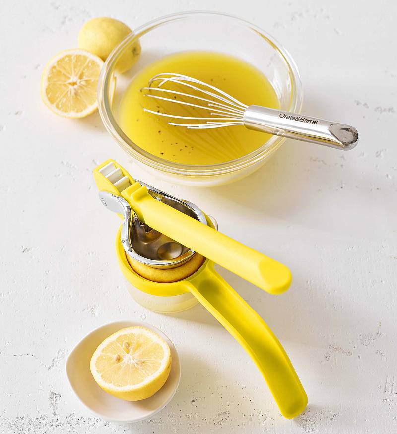 Crate & Barrel Yellow Citrus Knife | Crate & Barrel