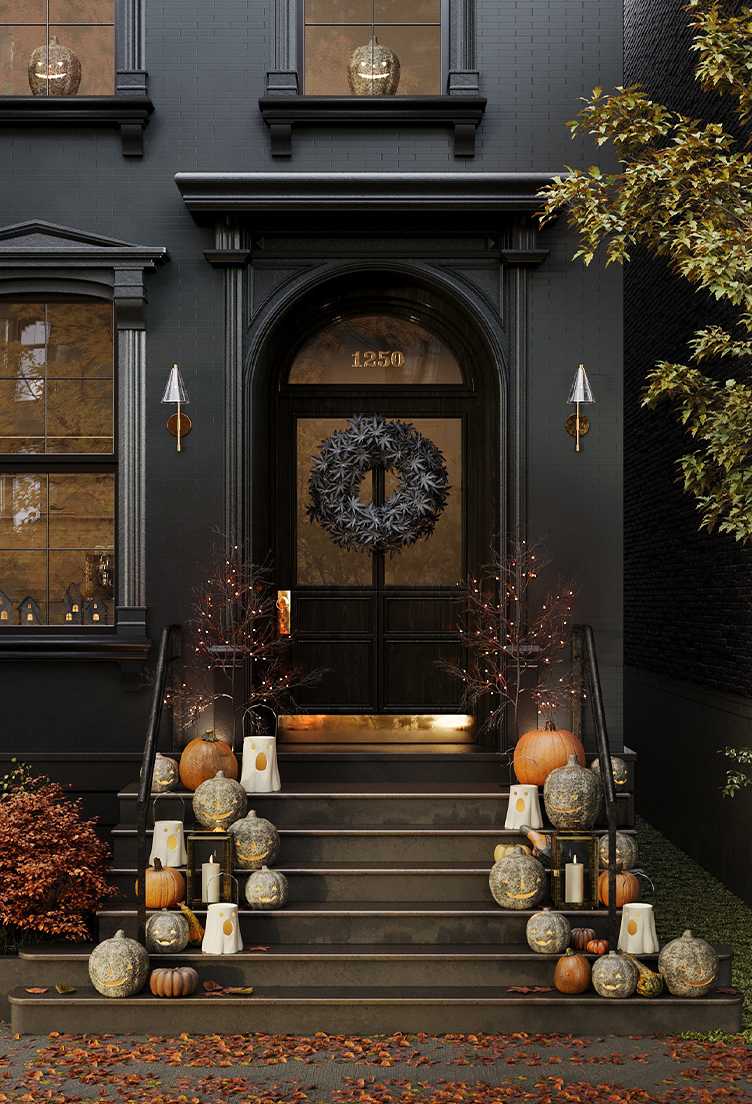 Modern Halloween Decorations: Candles Decor Crate Barrel