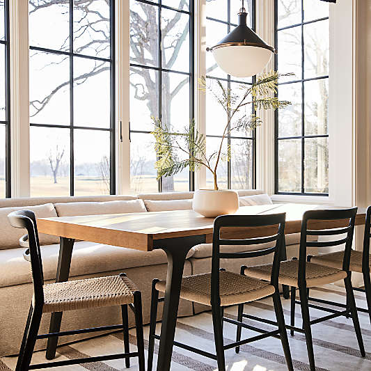 Lakin Teak Extendable Dining Table (61"-144")