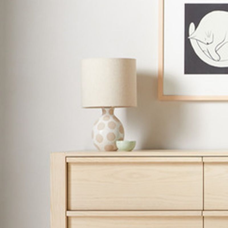 Dot White Ceramic Kids Table Lamp - image 0 of 18