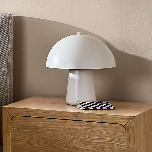 Joy 13" Kids White Table Lamp by Leanne Ford