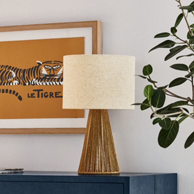 Liam Geo Natural Rope Kids Table Lamp - image 0 of 11