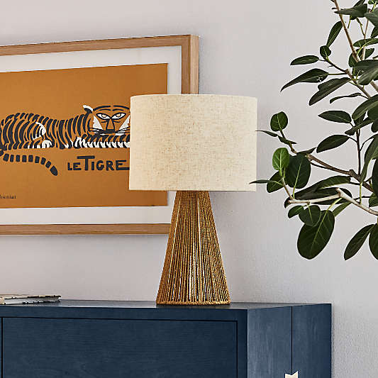 Liam Geo Natural Rope Kids Table Lamp