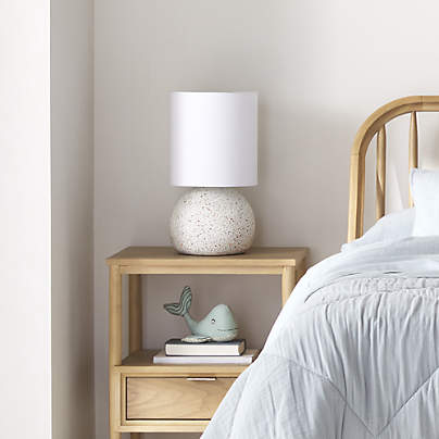 White Terrazzo Kids Table Lamp