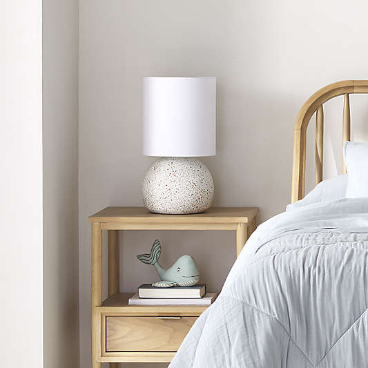 White Terrazzo Kids Table Lamp