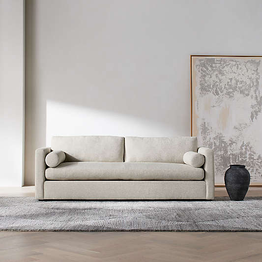 Aris Track-Arm Bench Sofa (74"-105")