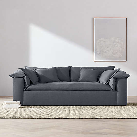 Malta Slipcovered Bench Seat Sofa 104"