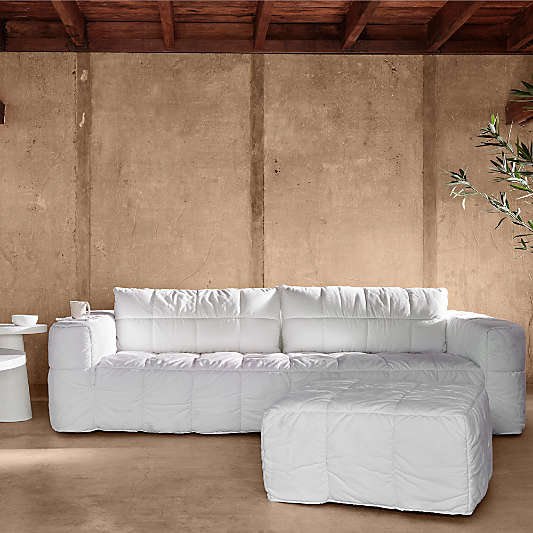 Mellow Grande Slipcovered Sofa 102" by Leanne Ford