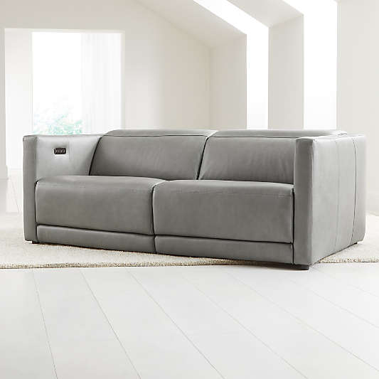 Russo 79" Leather Power Reclining Sofa