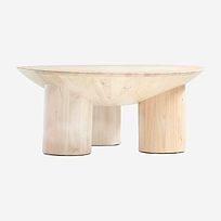 Crate and barrel travertine deals coffee table