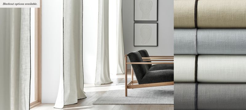 Window Curtain Collections & Best Drapery for Windows | Crate & Barrel