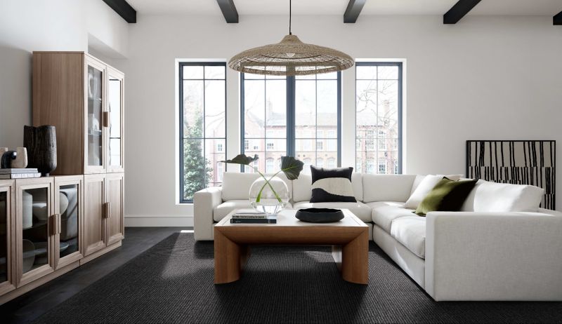 Oceanside Leather Furniture, Sofas & Sectionals | Crate & Barrel