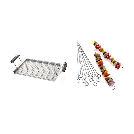 Set of 12 Non-Stick Barbecue Skewers