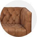 Chesterfield Sofa Style Closeup