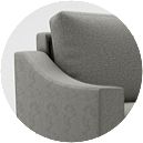 Slope Arm Sofa Style Closeup