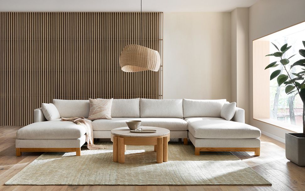 Pacific U-Shaped Sectional Sofa Living Room