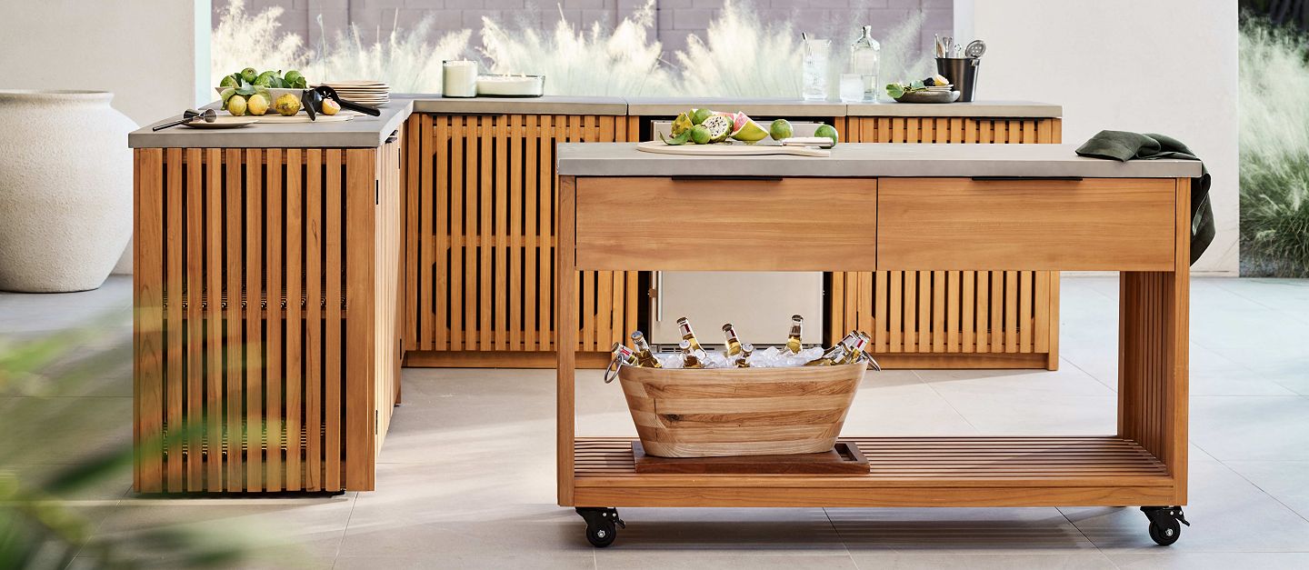 Outdoor Kitchen Furniture Outdoor and Kitchen Islands Crate
