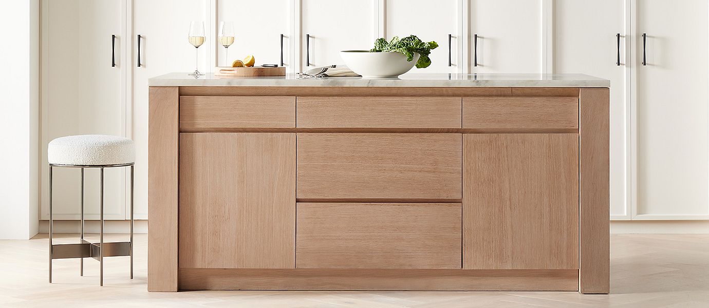 Crate and Barrel Kitchen Island: Stylish Function Meets Rustic Charm