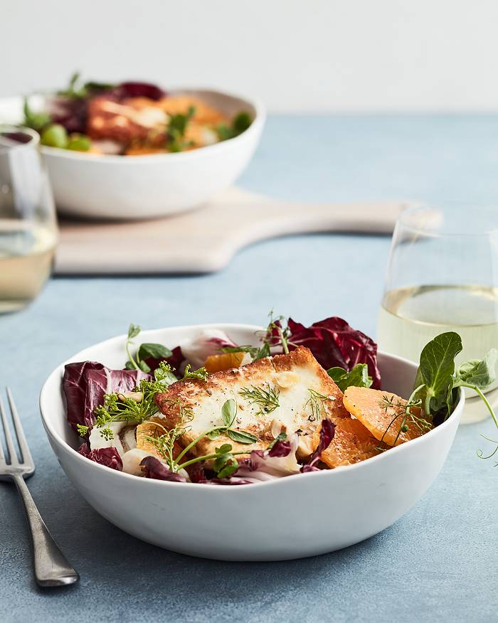 Braised fennel with orange and hazelnuts recipe