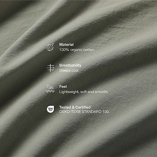 Favorite Washed Organic Cotton Bed Sheet Sets