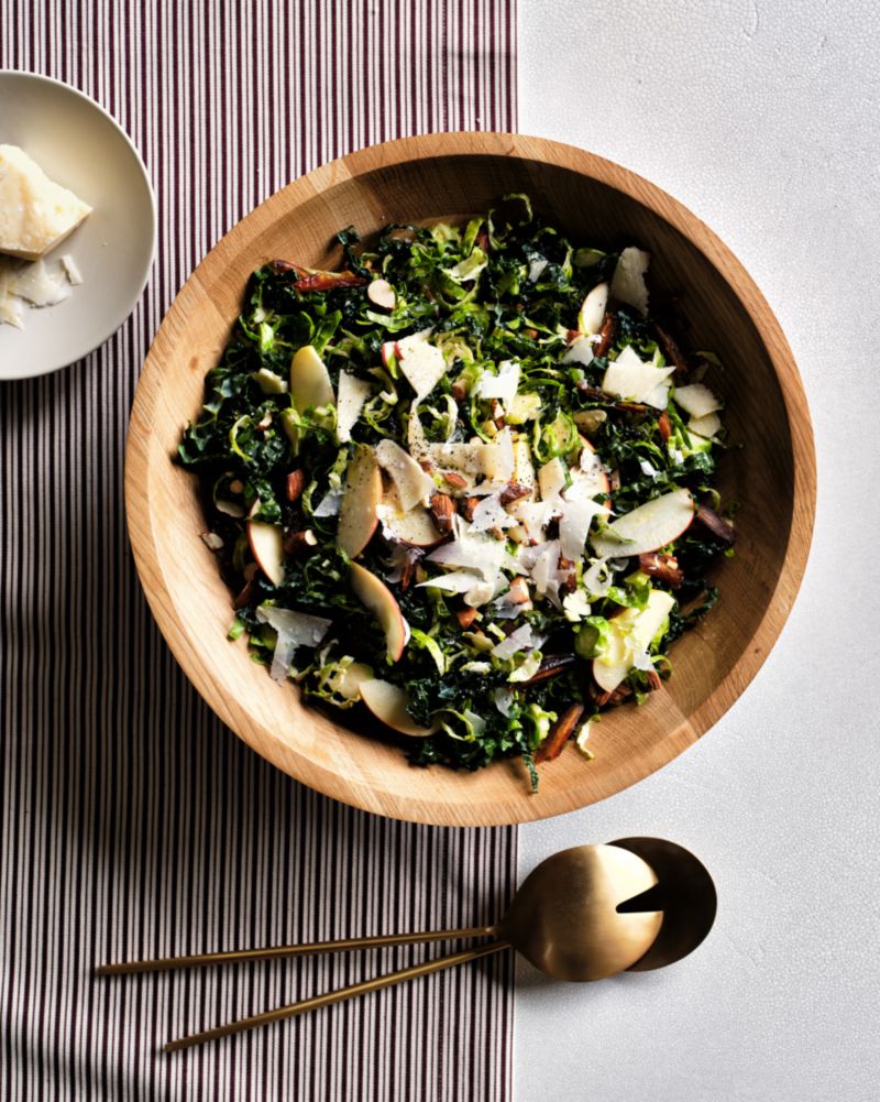 Shaved Brussels Sprout Salad <br>with Parmesan