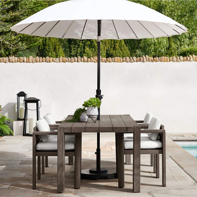Outdoor Dining Set: Ashore Dining Table, Dining Chair and Dome