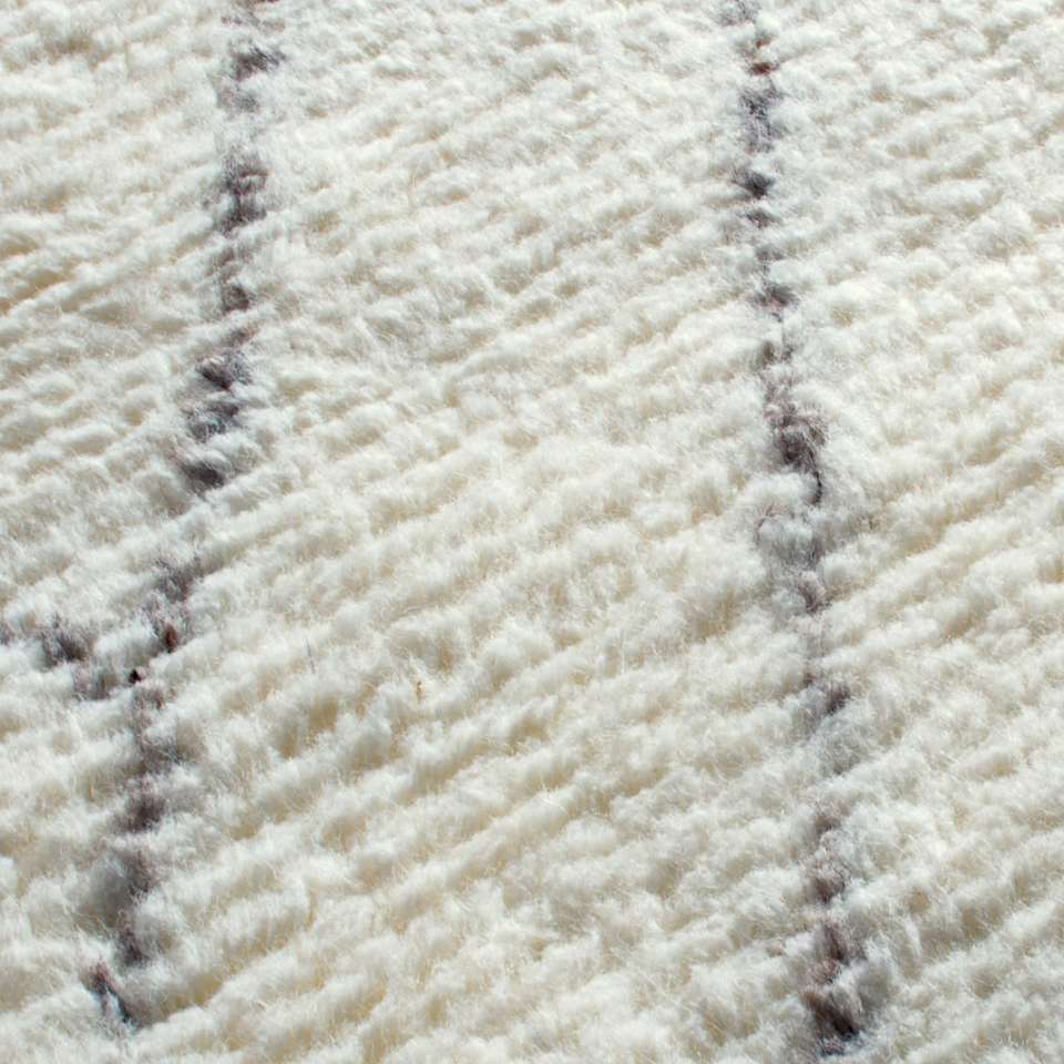 Tangier Wool Hand-Knotted Grey Moroccan Area Rug 6'x9' + Reviews