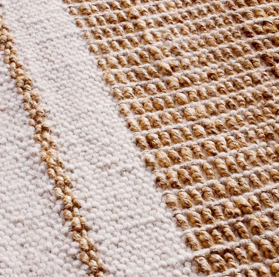 Santa Cruz Jute/Wool Blend Black Border Area Rug 6'x9' + Santa Cruz Jute/Wool Blend Black Border Area Rug 6'x9' +
