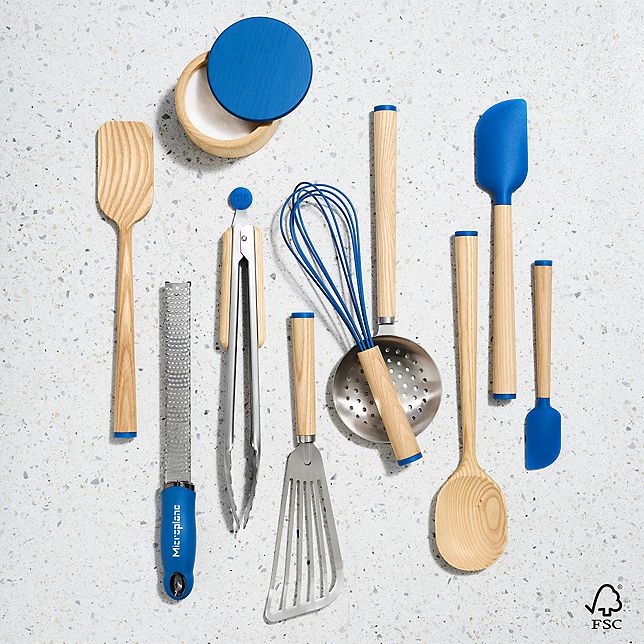 Tasty Mini Spatula and Whisk Baking Gadgets Set, Safe for Non-Stick  Surfaces, Royal Blue