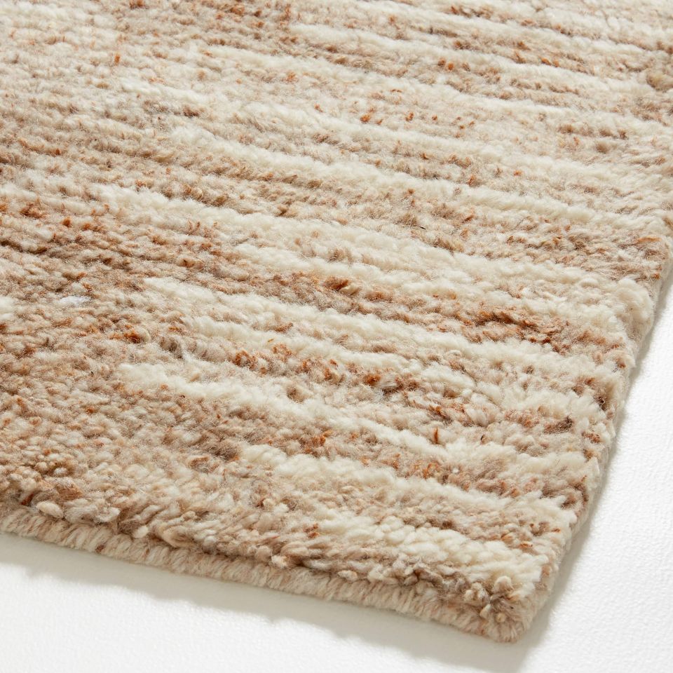 Angled Modern Form Jute Rug