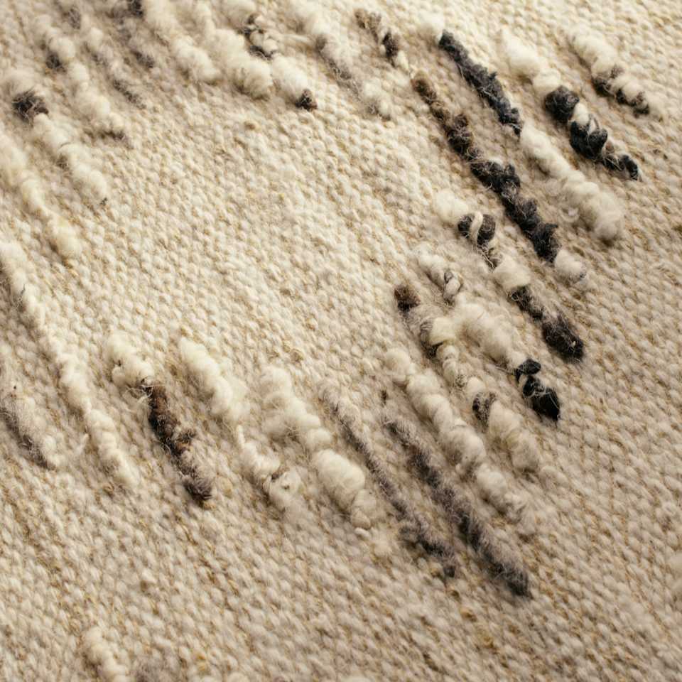 Budapest Wool and Jute Handwoven Charcoal Grey Area Rug 8'x10' Crate