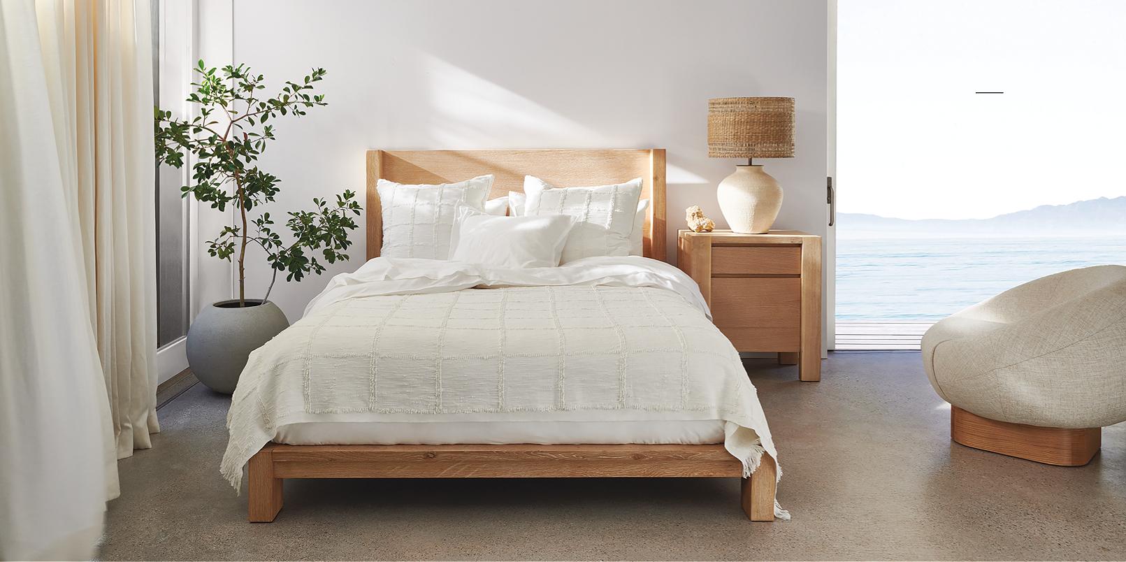 Coastal Home Style Coastal Bedroom Furniture & Decor Crate & Barrel
