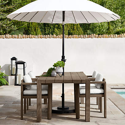 Outdoor Dining Set As Table, Outdoor Dining Table Sets With Umbrella Hole