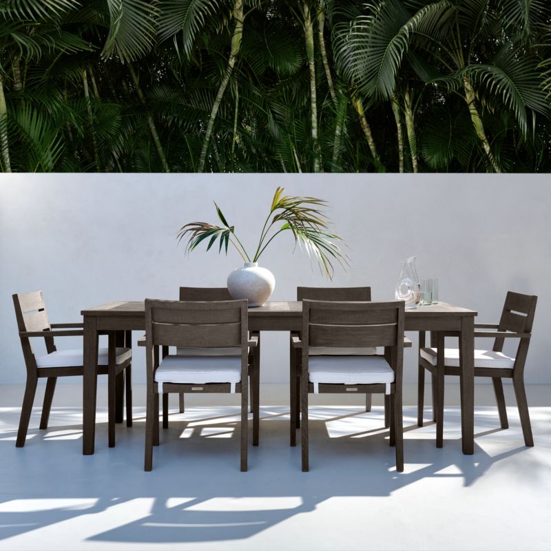 Outdoor Dining Set Regatta, Crate And Barrel Outdoor Dining Table Chairs