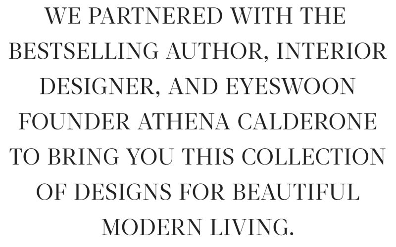 Athena Calderone Modern European Furniture Collection Crate & Barrel