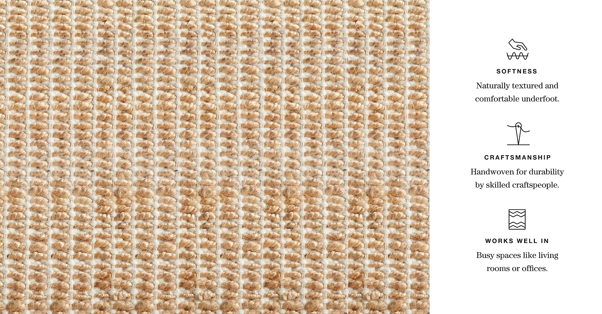 Jute Rugs & Sisal Natural Fiber Rugs | Crate & Barrel Canada