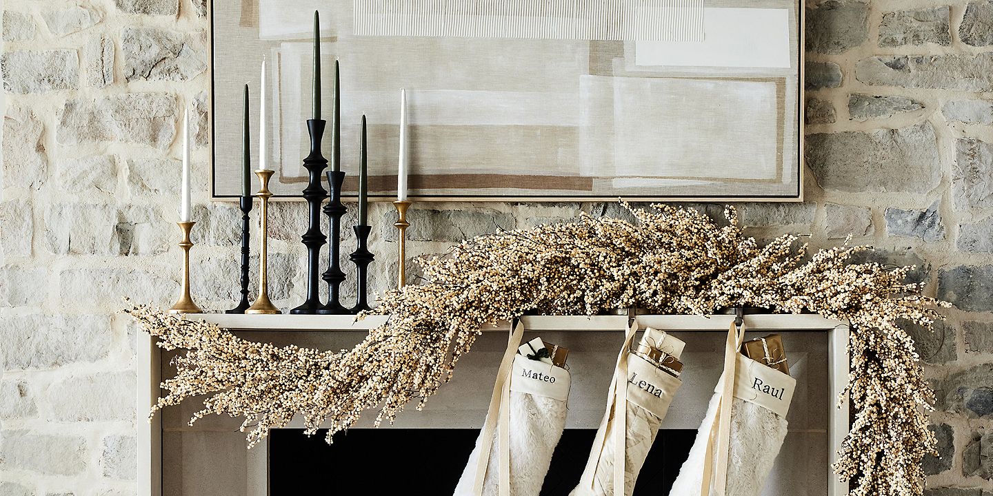 Christmas Table & Mantel Decor Crate & Barrel