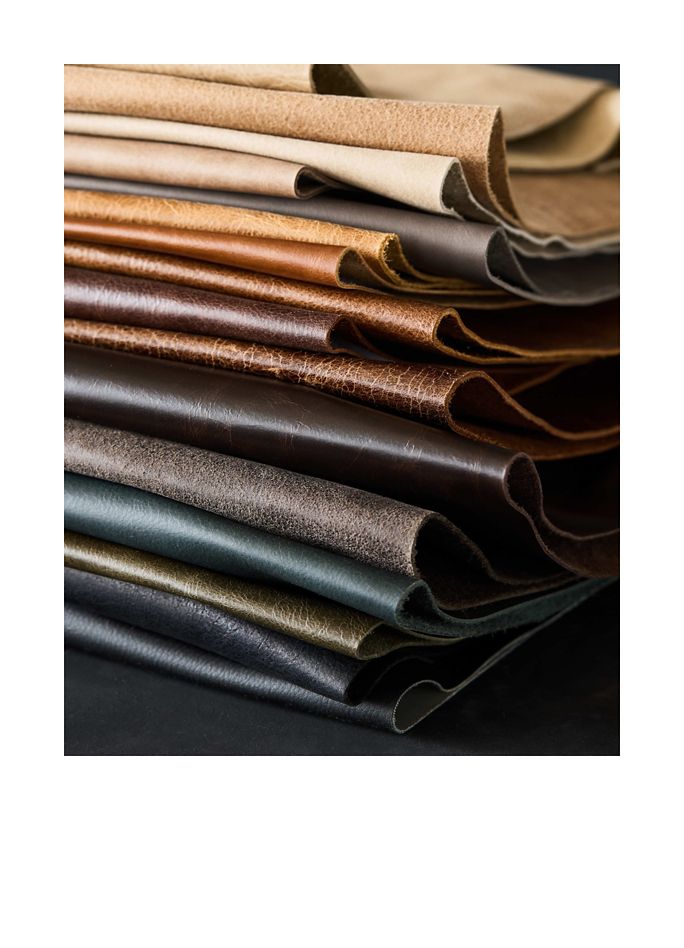 Leather furniture swatches